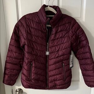 NWT Big Chill Women’s Packable Puffer Jacket  color: fig Size Small